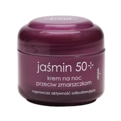 Ziaja Jaśmin 50+, krem przeciw zmarszczkom na noc, 50 ml