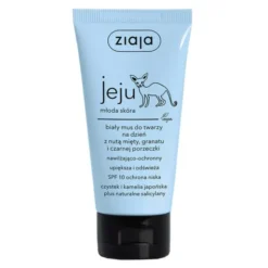 Ziaja jeju młoda skóra, biały mus do twarzy na dzień, 50 ml