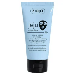 Ziaja jeju młoda skóra, czarna maska do twarzy, 50 ml