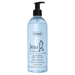 Ziaja jeju młoda skóra, płyn micelarny, twarz, oczy i usta, 390 ml
