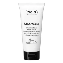 Ziaja Kozie Mleko, krzemionkowy micro-scrub do oczyszczania twarzy, 75 ml