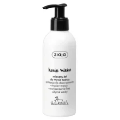 Ziaja Kozie Mleko, mleczny żel do mycia twarzy, 200 ml