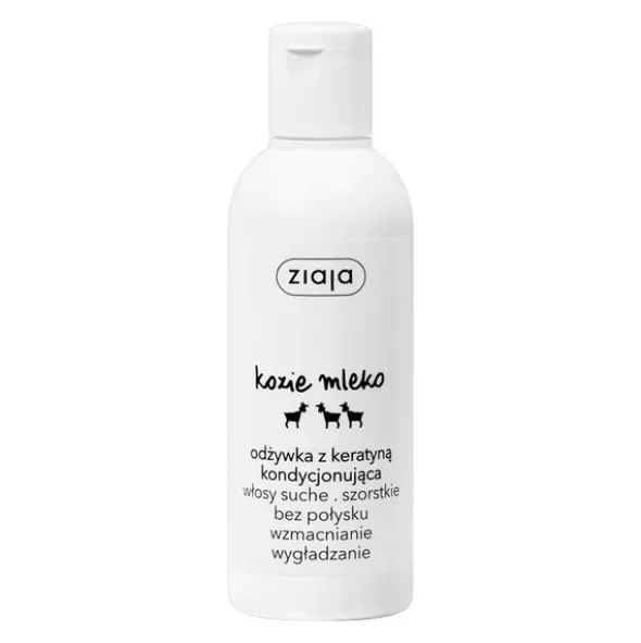 Ziaja Kozie Mleko, odżywka kondycjonująca z keratyną do włosów, 200 ml