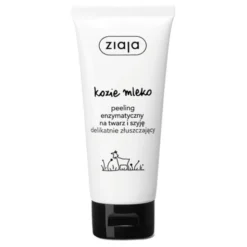 Ziaja Kozie Mleko, peeling enzymatyczny na twarz i szyję delikatnie złuszczający, 75 ml