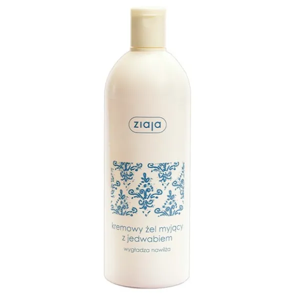 Ziaja, kremowy żel myjący z jedwabiem, 500 ml