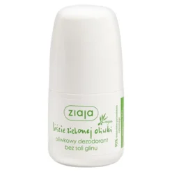 Ziaja Liście Zielonej Oliwki, oliwkowy dezodorant bez soli glinu, 60 ml
