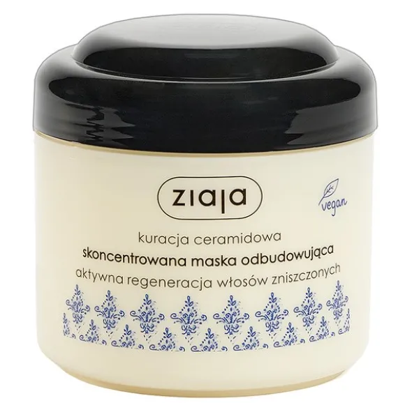 Ziaja, maska do włosów, intensywna odbudowa, ceramidy, 200 ml