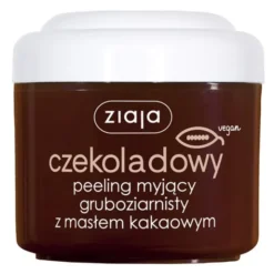 Ziaja Masło Kakaowe, czekoladowy peeling myjący, gruboziarnisty, 200 ml