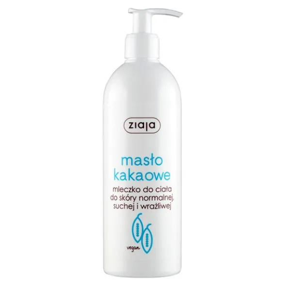 Ziaja Masło Kakaowe, mleczko do ciała, skóra normalna, sucha i wrażliwa, 400 ml