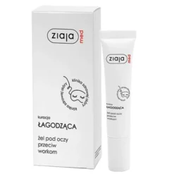 Ziaja Med Kuracja Łagodząca, żel pod oczy przeciw workom, 15 ml