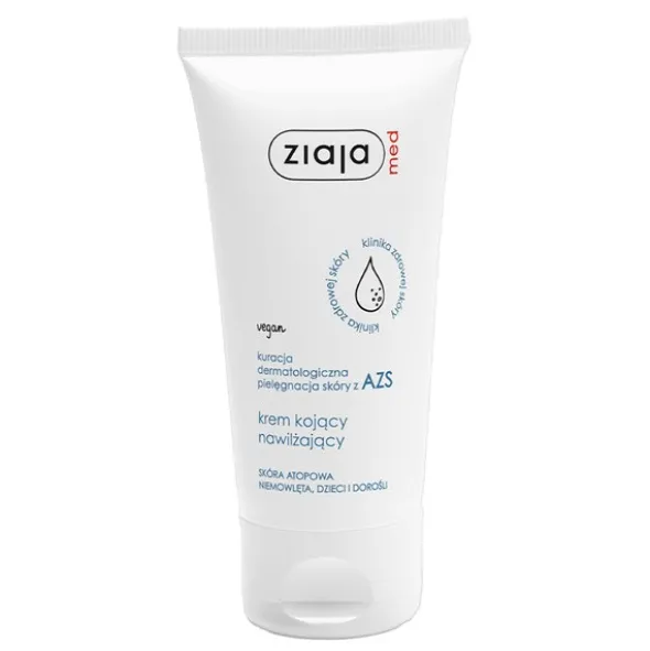 Ziaja Med Kuracja Dermatologiczna Pielęgnacja skóry z AZS, krem kojący-nawilżający, 50 ml
