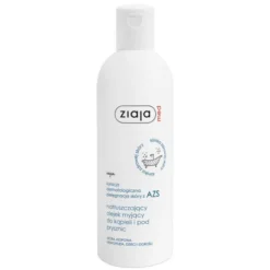 Ziaja Med Kuracja Dermatologiczna Pielęgnacja skóry z AZS, natłuszczający olejek myjący do kąpieli i pod prysznic, 270 ml