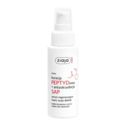 Ziaja Med, kuracja PEPTYDowa + antyoksydacja SAP, serum regenerujące do twarzy, 50 ml
