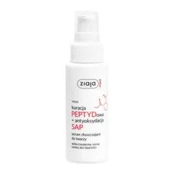 Ziaja Med, kuracja PEPTYDowa + antyoksydacja SAP, serum złuszczające do twarzy, 50 ml