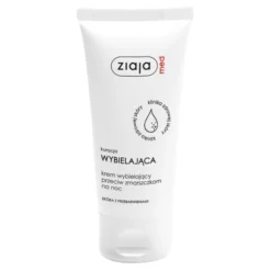 Ziaja Med Kuracja Wybielająca, krem wybielający przeciw zmarszczkom na noc, 50 ml