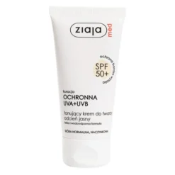 Ziaja Med SPF 50+, krem tonujący, jasny, 50 ml