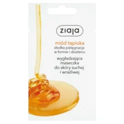 Ziaja Miód Tapioka, wygładzająca maseczka do twarzy, 7 ml (saszetka)