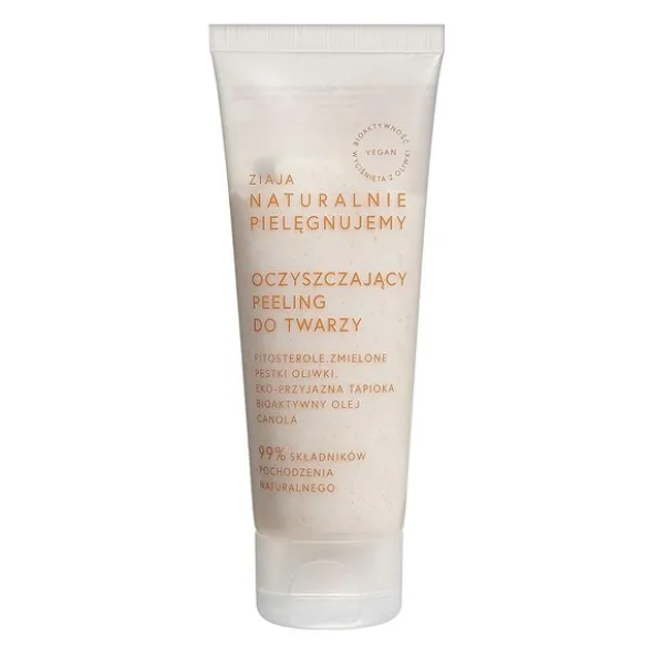 Ziaja Naturalnie Pielęgnujemy, oczyszczający peeling do twarzy, 70 ml