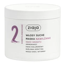 Ziaja Owoc Granatu Nawilżanie, maska do włosów suchych, 350 ml