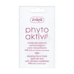Ziaja Phytoaktiv, maseczka żelowa, wzmacniająca, cera naczynkowa, 7 ml