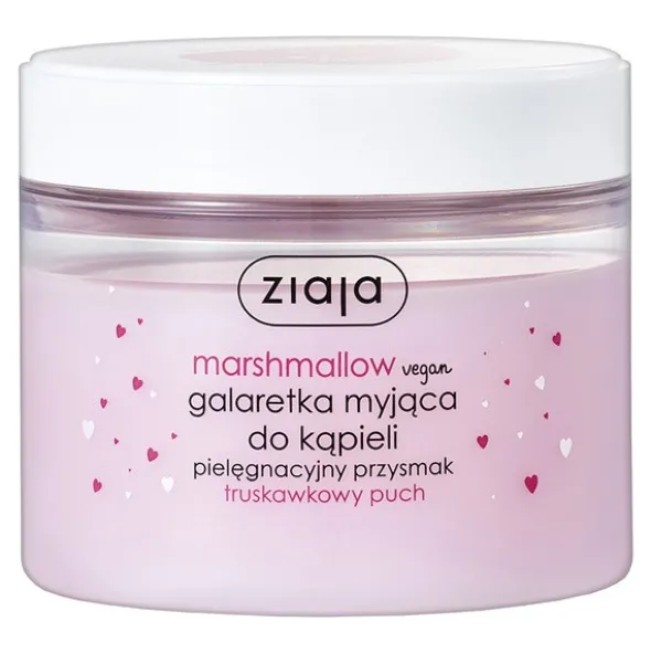 Ziaja Pielęgnacyjne przysmaki Marshmallow, galaretka myjąca, 260 ml