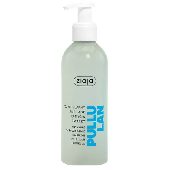 Ziaja Pullulan, żel micelarny anti-age do mycia twarzy, 200 ml