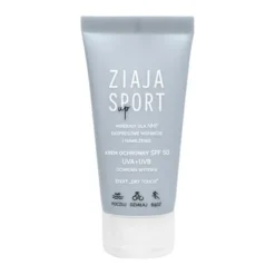 Ziaja Sport up minerały dla NMF, krem ochronny SPF 50 UVA+UVB ochrona wysoka, 50 ml