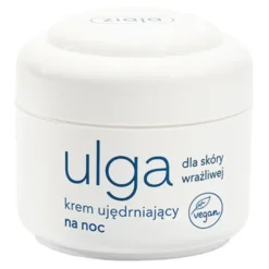Ziaja Ulga dla skóry wrażliwej, krem ujędrniający na noc, redukujący podrażnienia, 50 ml