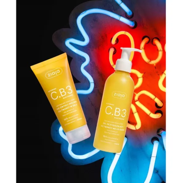 Ziaja Witamina C.B3 Niacynamid, nie-zwykły peeling do twarzy w żelu, 100 ml