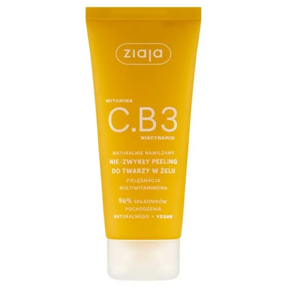 Ziaja Witamina C.B3 Niacynamid, nie-zwykły peeling do twarzy w żelu, 100 ml