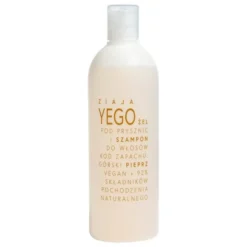 Ziaja Yego, żel pod prysznic i szampon do włosów, górski pieprz, 400 ml