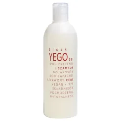 Ziaja Yego, żel pod prysznic i szampon do włosów, czerwony cedr, 400 ml