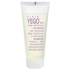 Ziaja Yego, żel pod prysznic i szampon do włosów, cytrynowa werbena, 200 ml