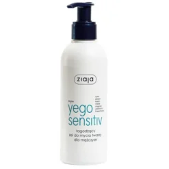 Ziaja Yego Sensitiv, łagodzący żel do mycia twarzy dla mężczyzn, 200 ml