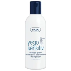 Ziaja Yego Sensitiv, woda po goleniu na zacięcia i podrażnienia dla mężczyzn, 200ml