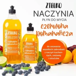 Zielko, Płyn do mycia naczyń, pomarańcza, 1000 ml