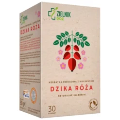 ZIELNIK DOZ Dzika Róża, herbatka owocowa z hibiskusem, 30 saszetek