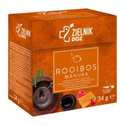 ZIELNIK DOZ Herbata Rooibos Manuka, saszetki, 20 x 1,7 g