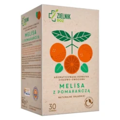 ZIELNIK DOZ Melisa z pomarańczą, aromatyzowana herbatka ziołowo-owocowa, 2g x 30 szt.