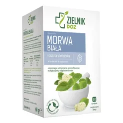 ZIELNIK DOZ Morwa biała, zioła do zaparzania, 2 g, 30 saszetek