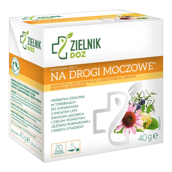 ZIELNIK DOZ Na Drogi Moczowe, herbatka ziołowa, 2 g, 20 szt.