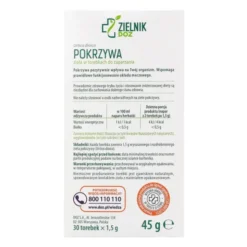 ZIELNIK DOZ Pokrzywa, zioła do zaparzania, 1,5 g, 30 saszetek