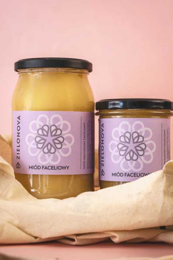 Zielonova, miód faceliowy, 1100 g
