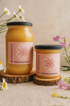 Zielonova, miód wielokwiatowy, 450 g