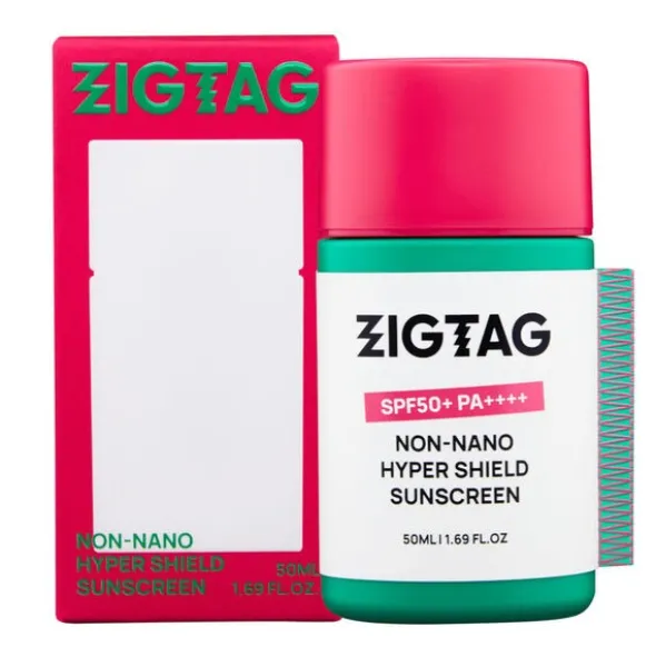 Zigtag Non-Nano Hyper Shield Sunscreen, krem przeciwsłoneczny SPF50+ PA++++, 50 ml