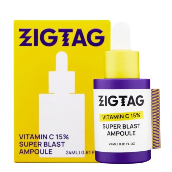 Zigtag Vitamin C 15% Super Blast Ampoule, ampułka z witaminą C na przebarwienia, 24 ml