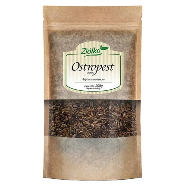Ziółko Ostropest plamisty, ziarna, 200 g
