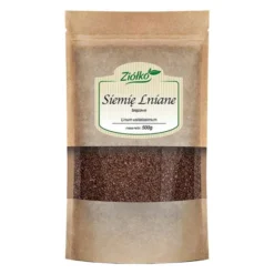Ziółko, siemię lniane brązowe ziarno, 500 g