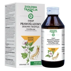 Ziołowa Tradycja, Syrop prawoślazowy, 35,9g/100g, syrop, 250 g
