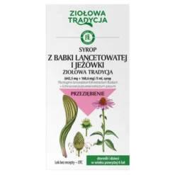 Ziołowa Tradycja Syrop z babki lancetowatej i jeżówki, (642,5 mg + 160,6 mg)/5 ml, syrop, 125 g